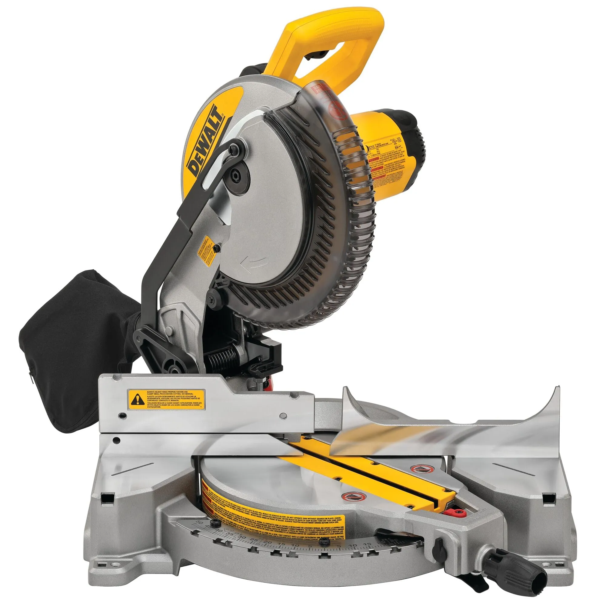 DEWALT 10-Inch Miter Saw, Single Bevel Compound, 15-Amp, Precision Cutting Power