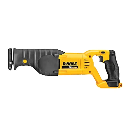 DEWALT 20V MAX Reciprocating Saw, 3000 SPM, Variable Speed Trigger, 4-Position Blade Clamp