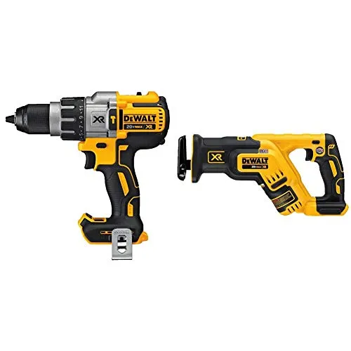 DEWALT 20V MAX XR Hammer Drill & Reciprocating Saw Bundle