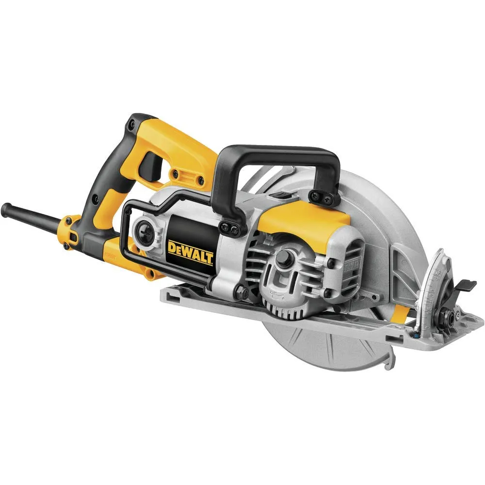 DEWALT 7-1/4-Inch Circular Saw, 15-Amp Worm Drive, Magnesium Construction, Electric Brake