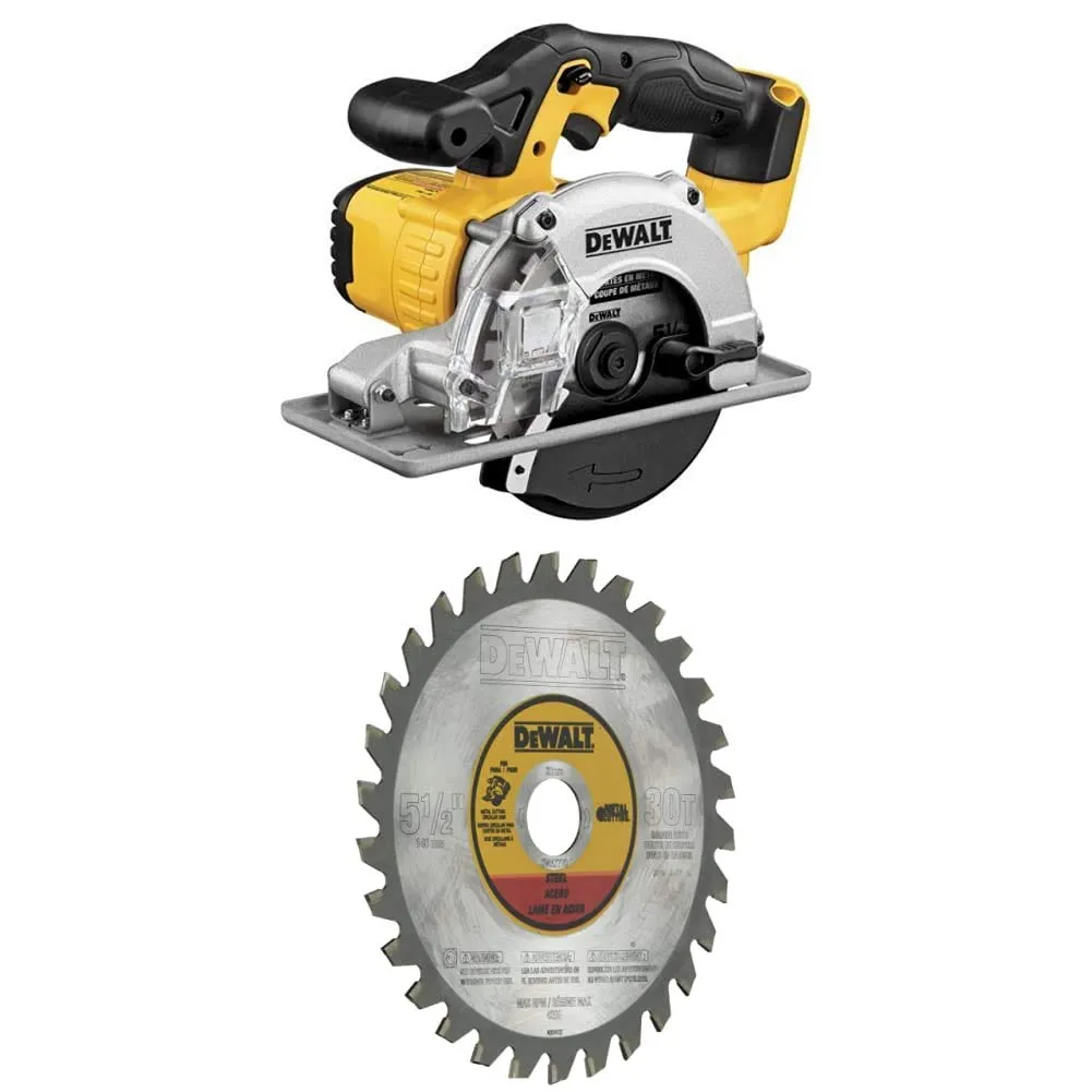 DEWALT DCS373B 20V Max Metal Cutting Circular Saw Tool Only with 5-1/2-Inch Blade