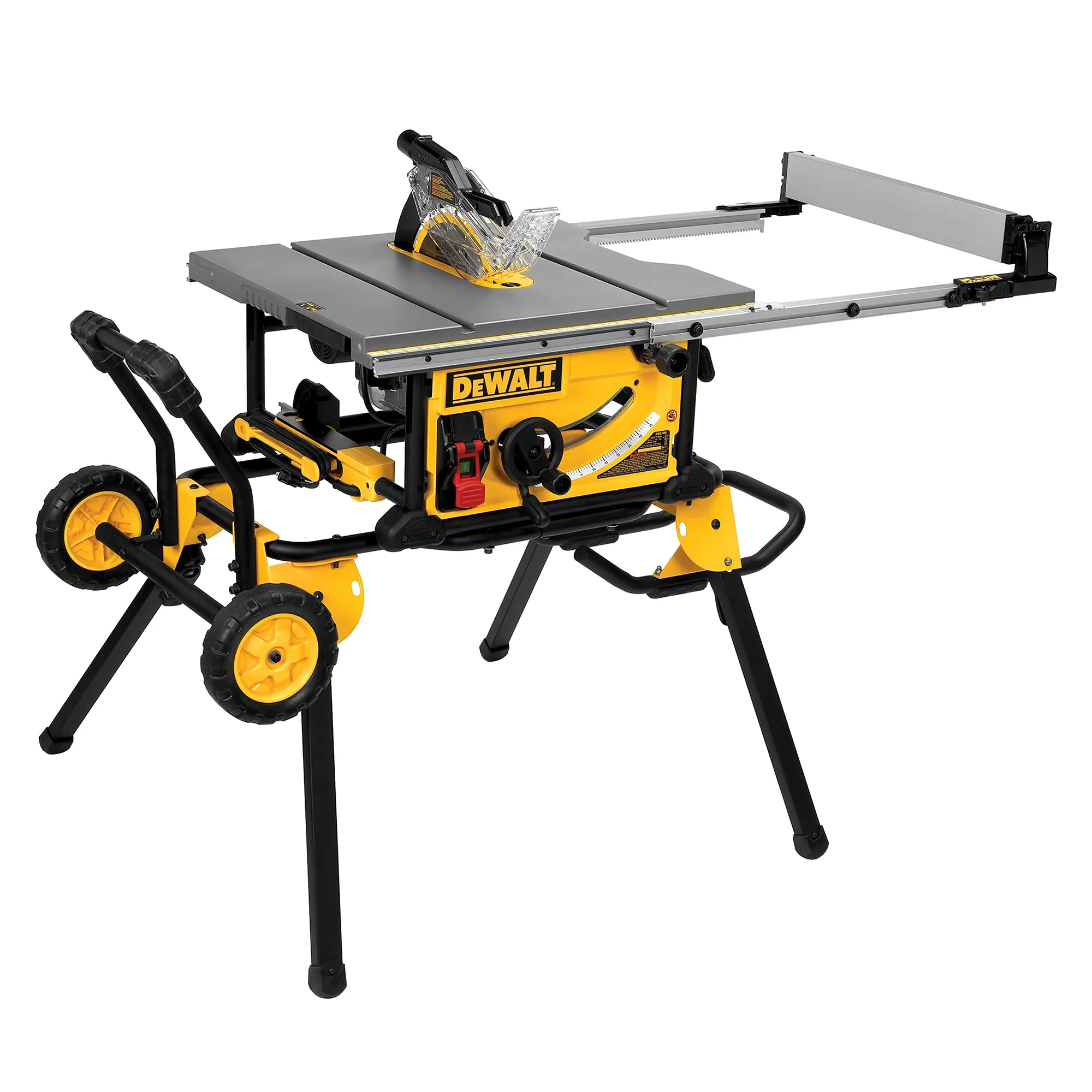 DEWALT DWE7491RS 10-Inch Table Saw with 32-1/2-Inch Rip Capacity, Yellow/Black/Silver