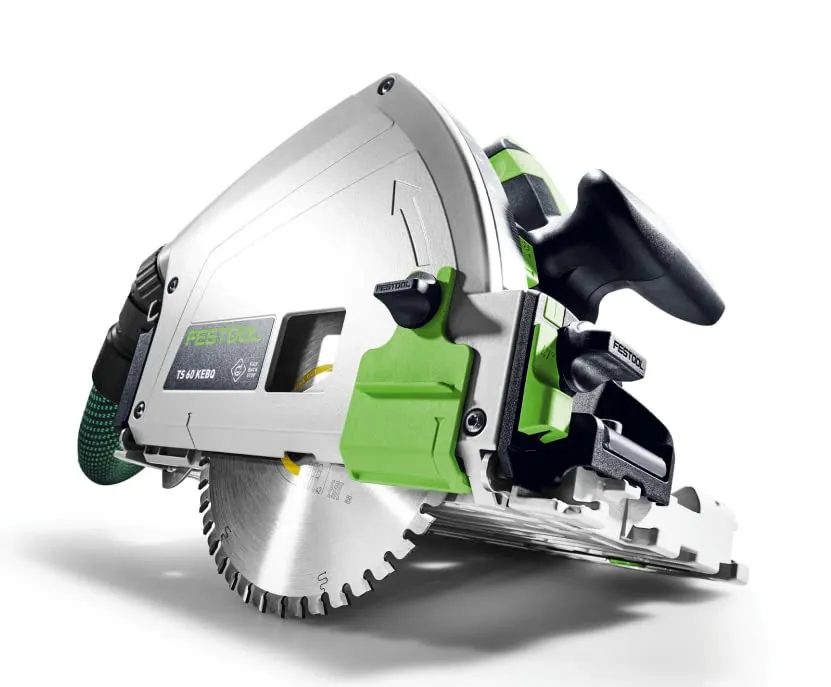 Festool TS 60 KEBQ-F-Plus-FS US Plunge-Cut Saw with Kickback Stop Technology, 2-7/16” Depth