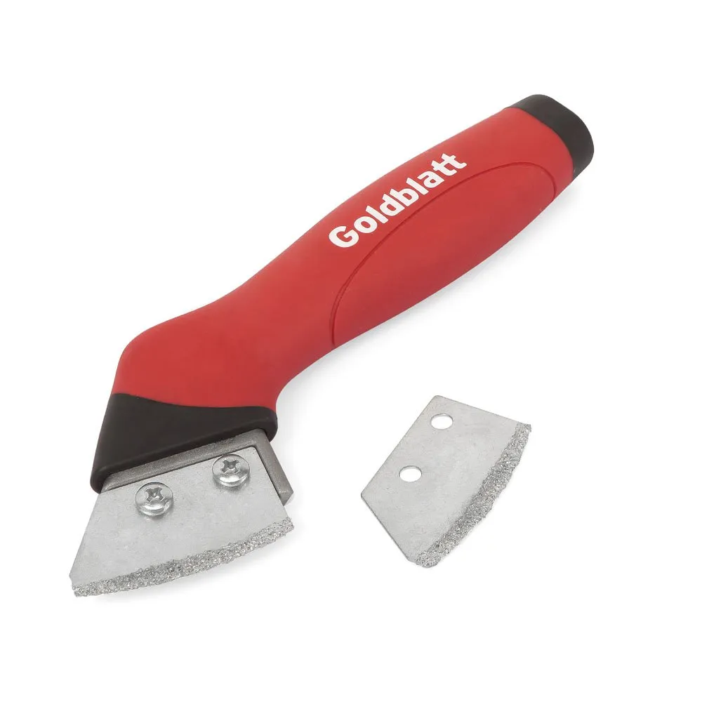 Goldblatt G02738 Pro Tile Grout Saw with Non-Slip Handle and Replacement Carbide Blades