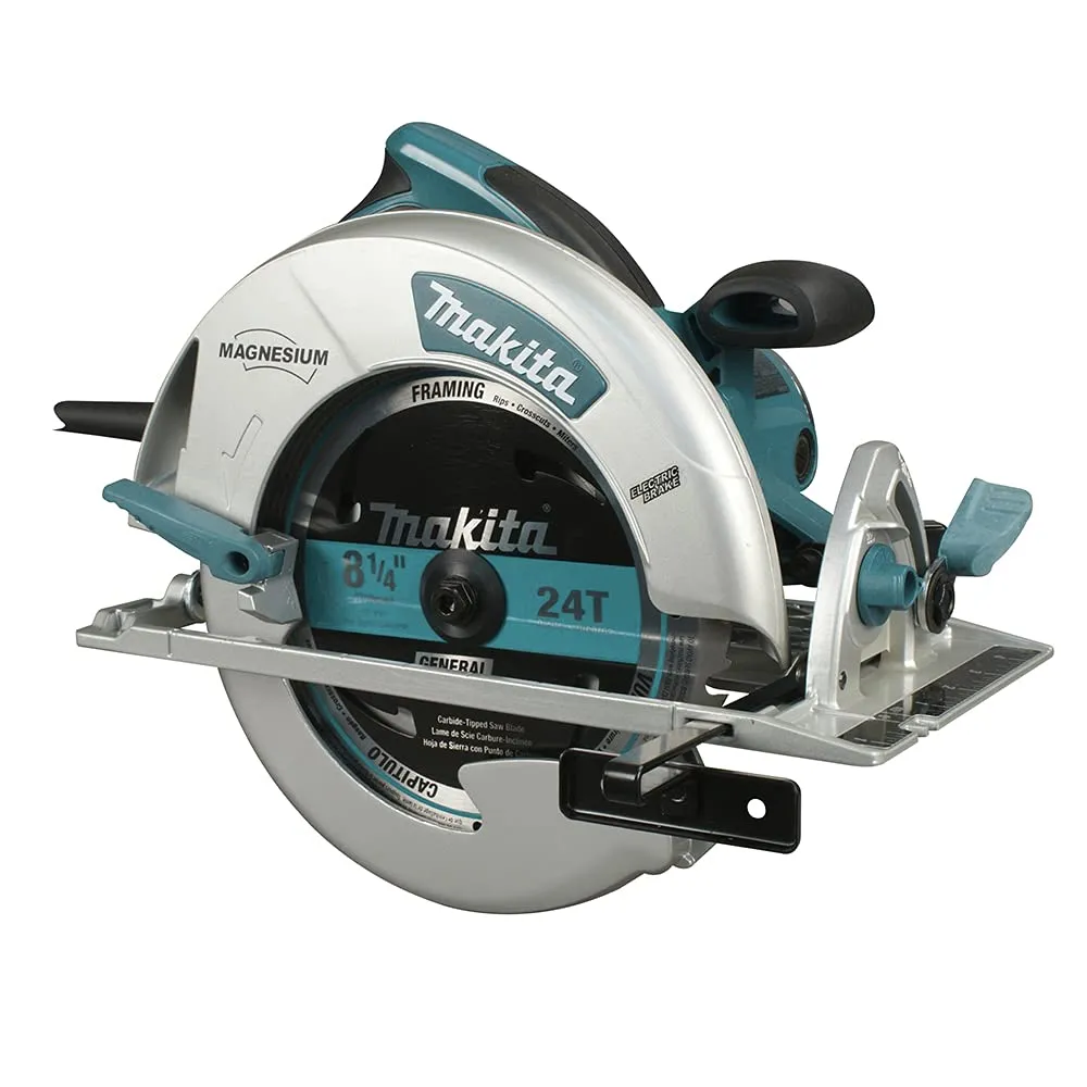 Makita 5008MGA 8-1/4' Magnesium Circular Saw with Electric Brake, Lightweight & Powerful