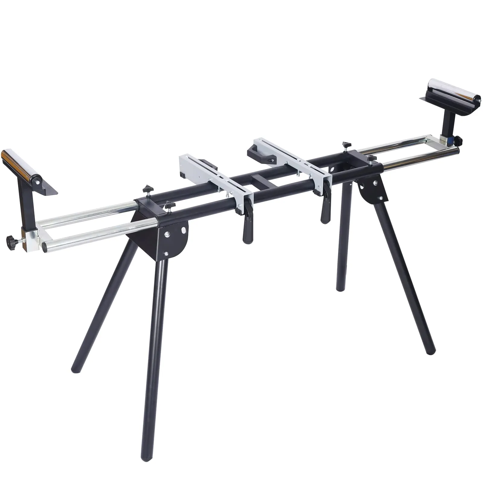 Miter Saw Stand with Quick Release Mounting Brackets, 330lbs Capacity, Compact & Folding Design